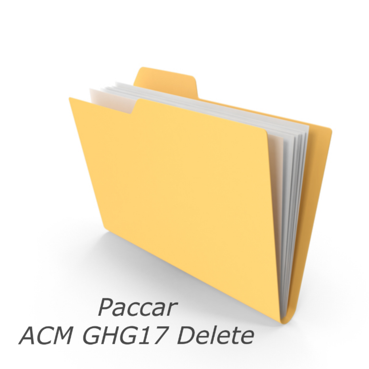 Paccar ACM GHG17 Delete File